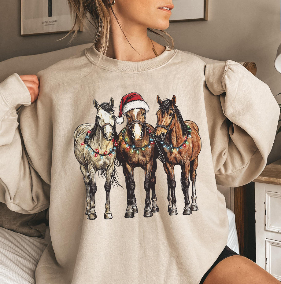 Santa’s Horses Crewneck