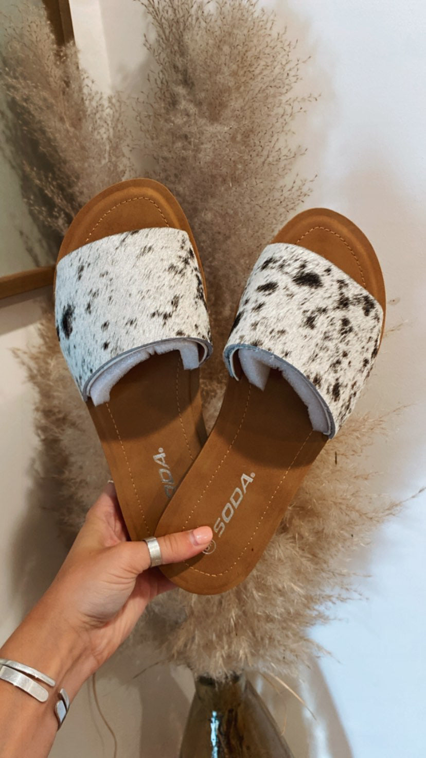 Genuine Cowhide Sandals - MADE TO ORDER